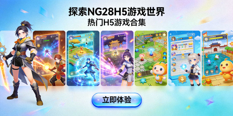 探索NG28H5游戏世界宣传图 - 展示多款热门H5游戏画面合集